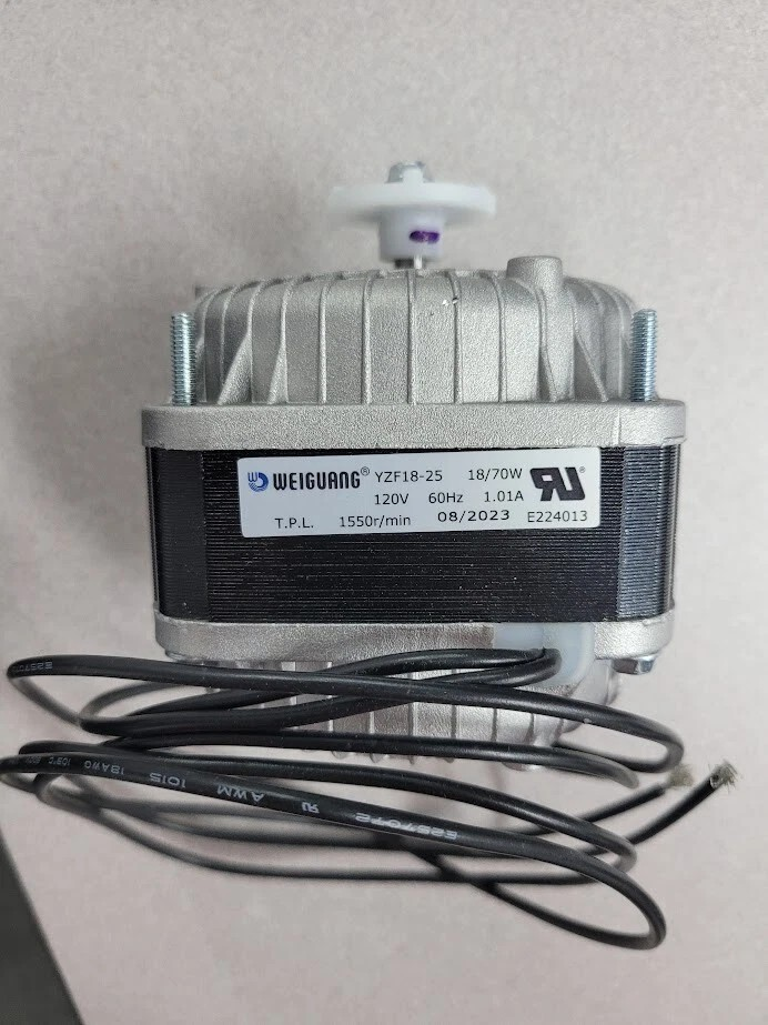 Condenser Fan Motor Part #YZF18-25 18/70W 120V 60Hz 1.01A 1550 r/min(pic1) Condenser Fan Motor Part #YZF18-25 18/70W 120V 60Hz 1.01A 1550 r/min(pic1)