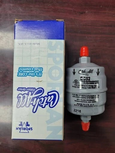 Sporlan C-052 Catch-All 400200 Refrigeration Filter Drier 1/4 SAE Flare(pic1)
