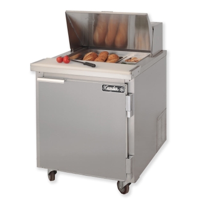 Leader ESLM27 27" 1 Door Mega Top Bain Marie / Sandwich & Salad Refrigerated Prep